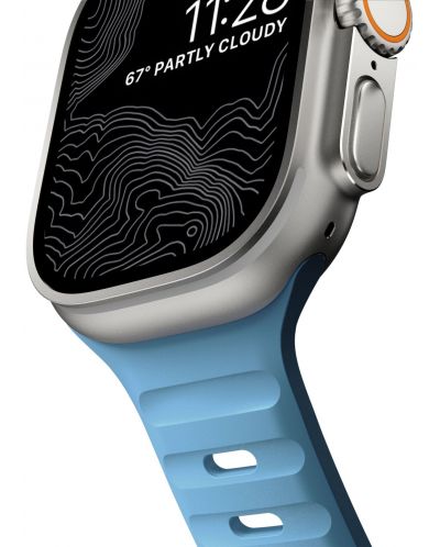 Каишка Nomad - Sport M/L, Apple Watch 1-8/Ultra/SE, Electric Blue - 5