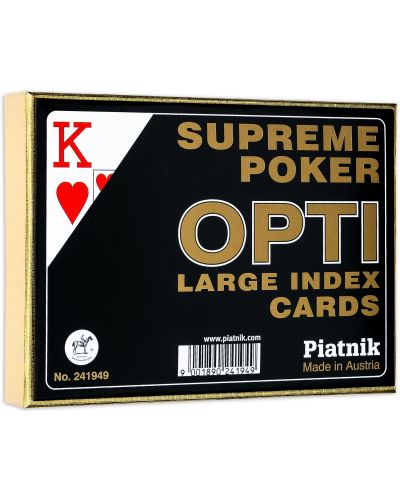 Карти за игра Piatnik - Opti  Bridge (2 тестета) - 1