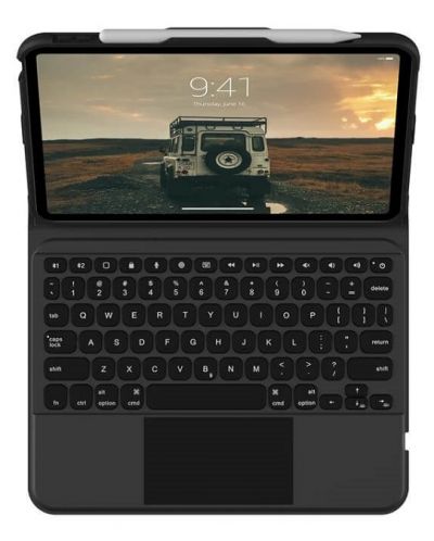 Калъф с клавиатура UAG - Rugged Bluetooth, iPad 10.9, UK/English, черен - 3
