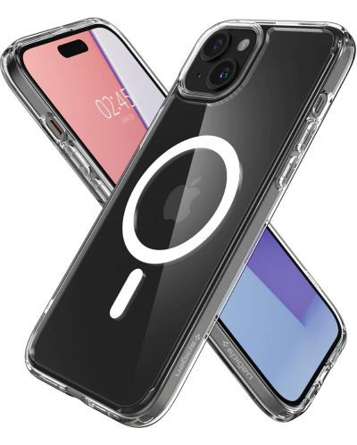 Калъф Spigen - Ultra Hybrid MagSafe, iPhone 15 Plus, бял - 2