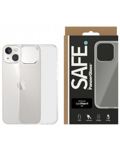Калъф Safe - iPhone 14/13, прозрачен - 1