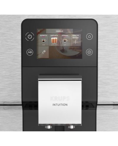 Кафеавтомат Krups - Intuition Experience EA876D10, 15 bar, 3 l, сребрист - 6