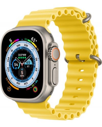 Каишка Apple - Ocean Extension, Apple Watch, 49 mm, жълта - 2