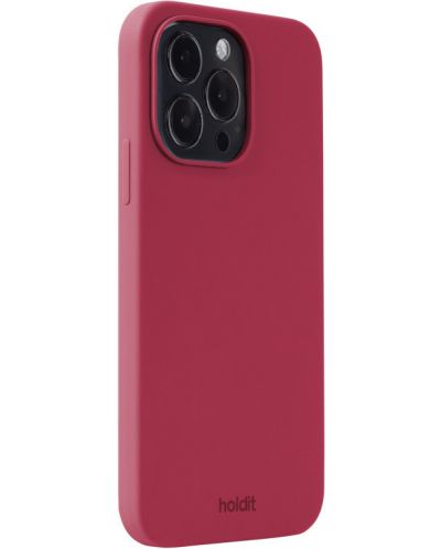 Калъф Holdit - Silicone, iPhone 15 Pro Max, Red Velvet - 3