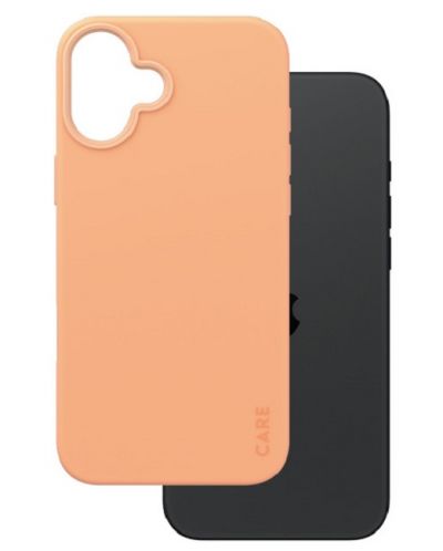 Калъф CARE - Fashionable, iPhone 16, Peachy - 2