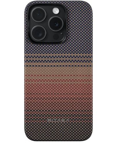 Калъф Pitaka - MagEZ 5 case, iPhone 15 Pro, sunset - 1