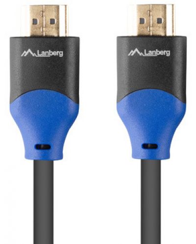 Кабел Lanberg - HDMI/HDMI V2.0, 4K, 3 m, черен - 2