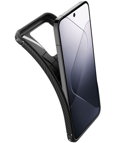 Калъф Spigen - Rugged Armor, Xiaomi 14, черен - 8