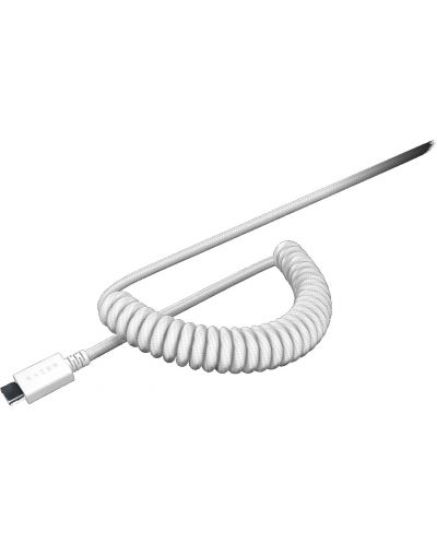 Капачки и кабел Razer - PBT Keycap + Coiled Cable Upgrade Set, бели - 2