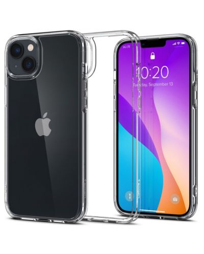 Калъф Spigen - Ultra Hybrid, iPhone 14/13, Crystal Clear - 3