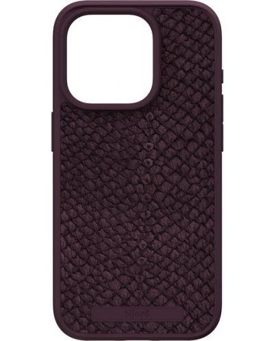Калъф Njord - Salmon Leather MagSafe, iPhone 15 Pro, кафяв - 1