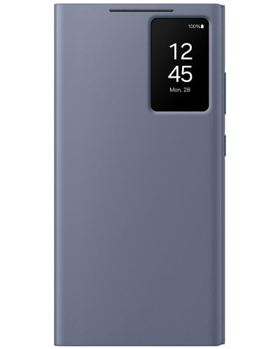 Калъф Samsung - S-View Case, Galaxy S24 Ultra, лилав - 1