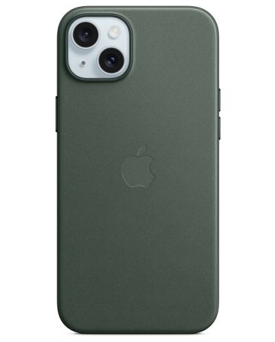 Калъф Apple - FineWoven MagSafe, iPhone 15 Plus, Evergreen - 1