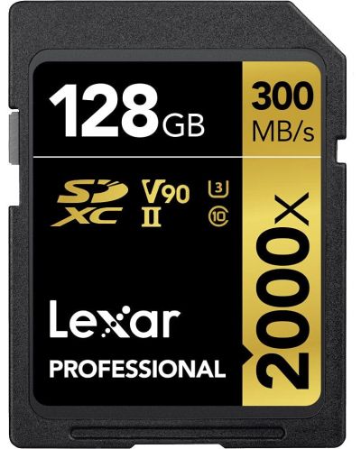 Карта памет Lexar - Professional, 2000x, 128GB, SDXC, UHS-II - 1