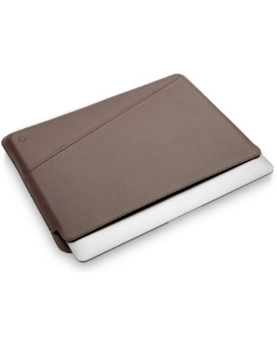 Калъф Decoded - Core Leather, MacBook 14'', кафяв - 4