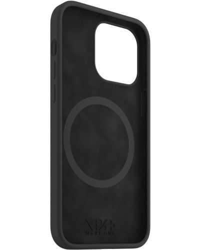 Калъф Next One - Silicon MagSafe, iPhone 14 Pro Max, черен - 5