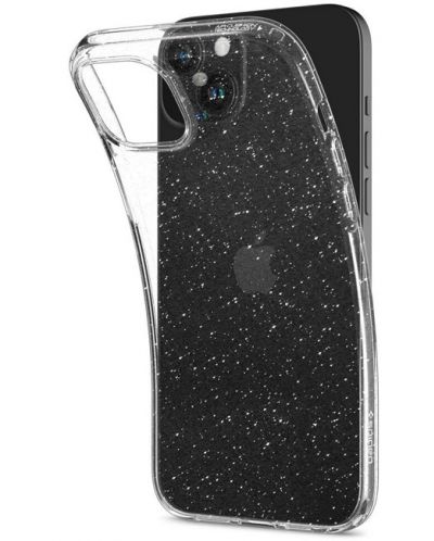 Калъф Spigen - Liquid Crystal Glitter, iPhone 15, Crystal Quartz - 2