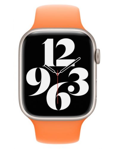 Каишка Apple - Sport, Apple Watch, 45 mm, Bright Orange - 3
