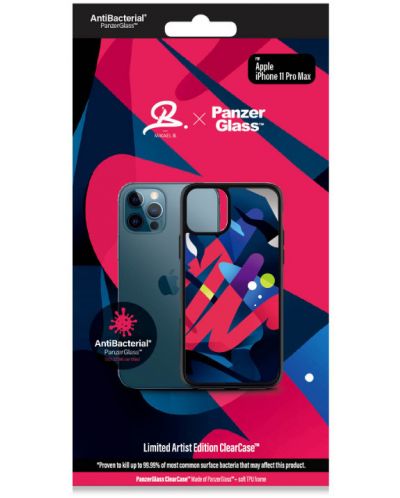 Калъф PanzerGlass - ClearCase, iPhone 11 Pro Max, Artist Edition - 9