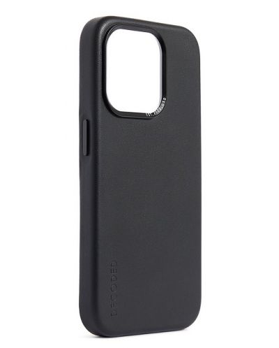 Калъф Decoded - Leather, iPhone 15 Pro, черен - 2