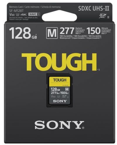Карта памет Sony - M Tough Series, 128GB, SDXC, UHS-II U3 - 2