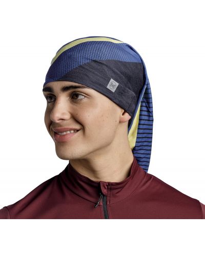 Кърпа за глава BUFF - Coolnet UV Akim Cobalt, синя - 3