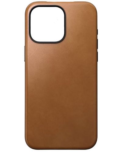 Калъф Nomad - Modern Leather, iPhone 15 Pro Max, English Tan - 1