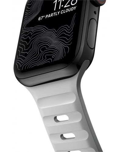 Каишка Nomad - Sport M/L, Apple Watch 1-8/Ultra/SE, сива - 5