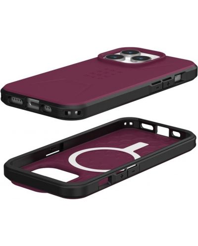 Калъф UAG - Civilian MagSafe, iPhone 15 Pro Max, червен - 6