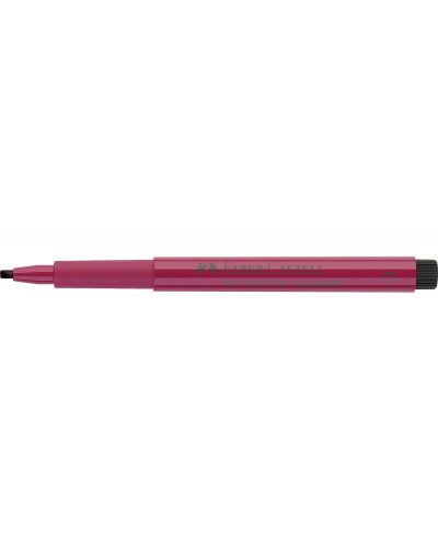Калиграфски маркер Faber-Castell Pitt Artist - Розов кармин (127) - 5