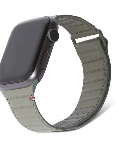 Каишка Decoded - Leather, Apple Watch 42/44/45 mm, Olive - 3