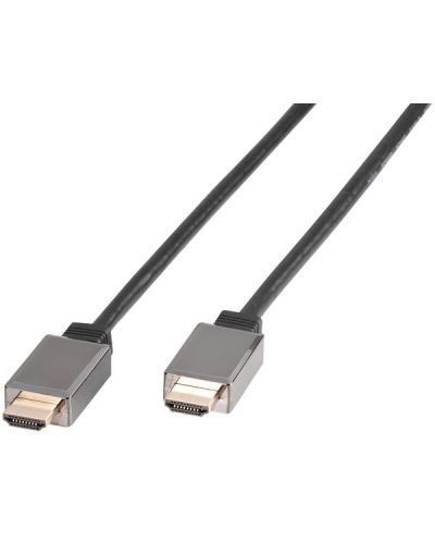 Кабел Vivanco - 47171 Premium, HDMI/HDMI с Ethernet, 1m, черен - 1