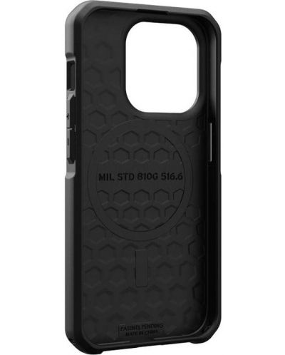 Калъф UAG - Metropolis LT Kevlar MagSafe, iPhone 15 Pro, Olive - 6