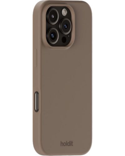 Калъф Holdit - Silicone, iPhone 16 Pro, Mocha Brown - 2