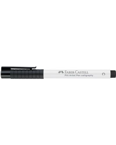 Калиграфски маркер Faber-Castell Pitt Artist - Бял - 3