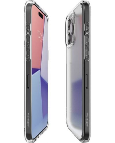 Калъф Spigen - Ultra Hybrid, iPhone 15 Pro Max, Frost Clear - 6