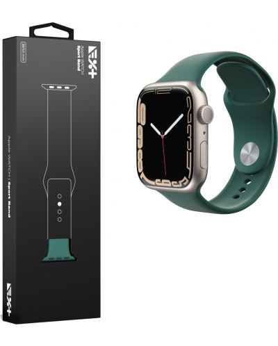 Каишка Next One - Sport Band Silicone, Apple Watch, 38/40 mm, Pine Green - 4