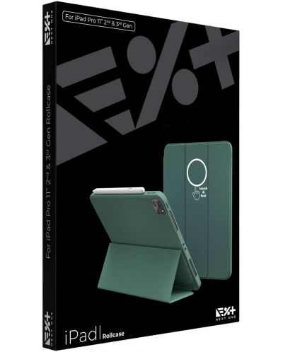 Калъф Next One - Roll Case, iPad 11, зелен - 9