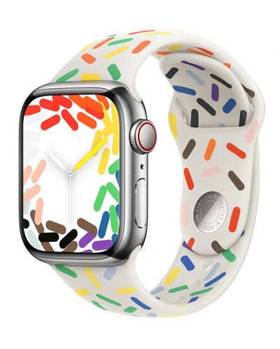Каишка Apple - Pride Edition Sport S/M, Apple Watch, 41 mm, многоцветна - 2