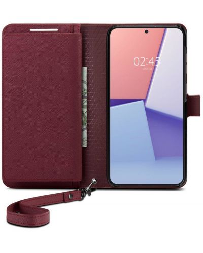 Калъф Spigen - Wallet S Plus, Galaxy S23, червен - 5