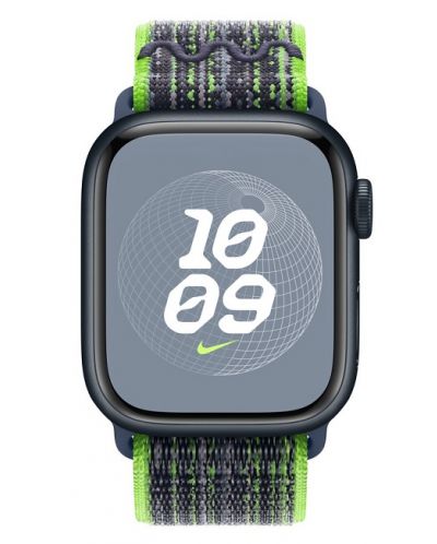 Каишка Apple - Nike Sport Loop, Apple Watch, 41 mm, Bright Green/Blue - 3