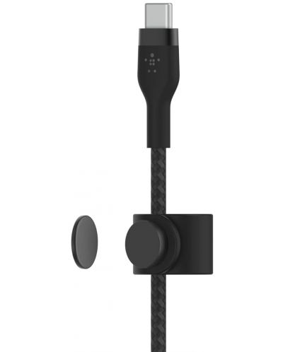 Кабел Belkin - Boost Charge, USB-C/USB-C, Braided silicone, 1 m, черен - 3