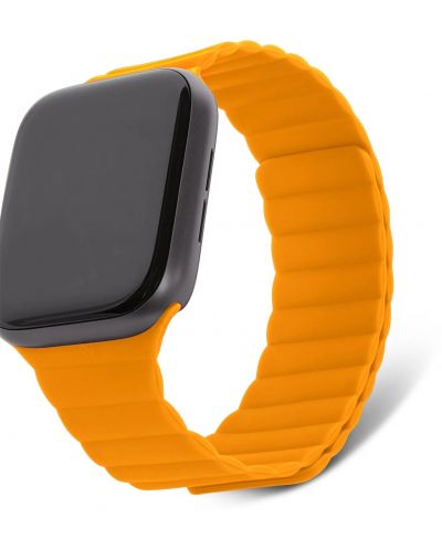 Каишка Decoded - Lite Silicone, Apple Watch 42/44/45 mm, Apricot - 4