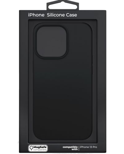 Калъф Next One - Silicon MagSafe, iPhone 13 Pro, черен - 9