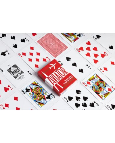 Карти за игра Aviator - Poker Standard index син/червен гръб - 3