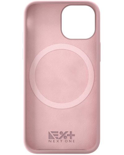 Калъф Next One - Silicon MagSafe, iPhone 13 mini, розов - 2