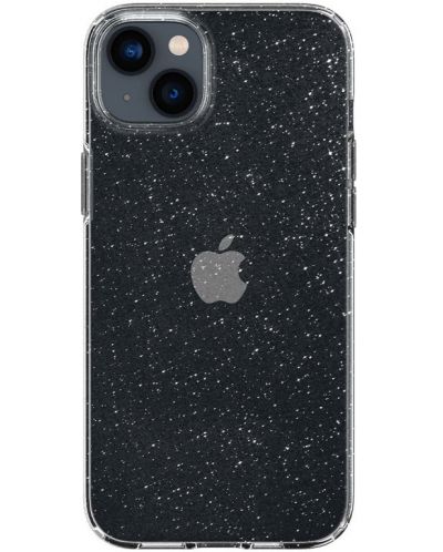 Калъф Spigen - Liquid Crystal Glitter, iPhone 14 Plus, Crystal Quartz - 1