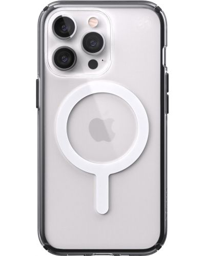 Калъф Speck - Presidio Geo Clear MagSafe, iPhone 13 Pro, прозрачен/черен - 1