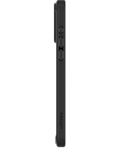 Калъф Spigen - Crystal Hybrid Matte, iPhone 15 Pro Max, черен - 6
