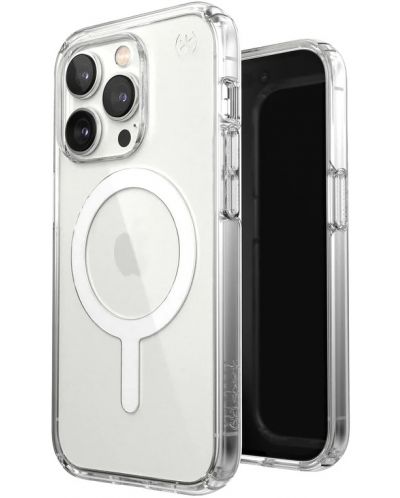Калъф Speck - Presidio Perfect Clear MagSafe, iPhone 14 Pro, прозрачен - 3